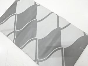未使用品　瓦模様織り出し　法事用名古屋帯